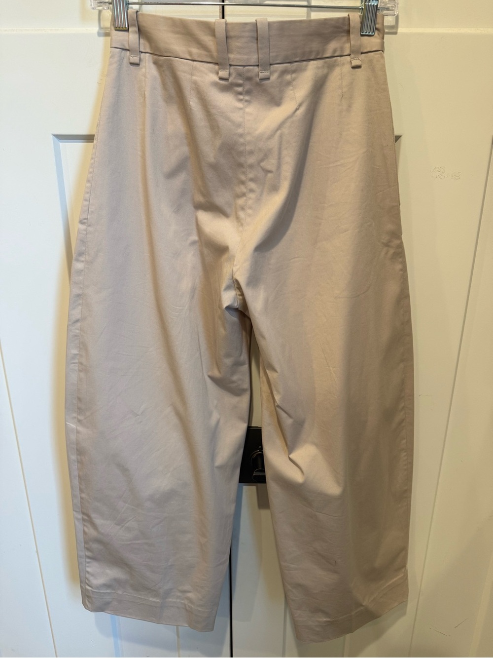 COS Wide-Leg Cotton Pants in Beige - Picture 5 of 6